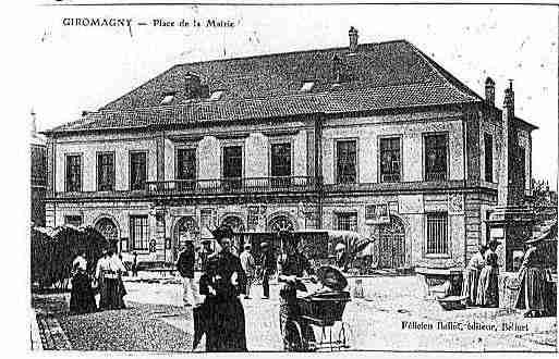 Ville de GIROMAGNY Carte postale ancienne